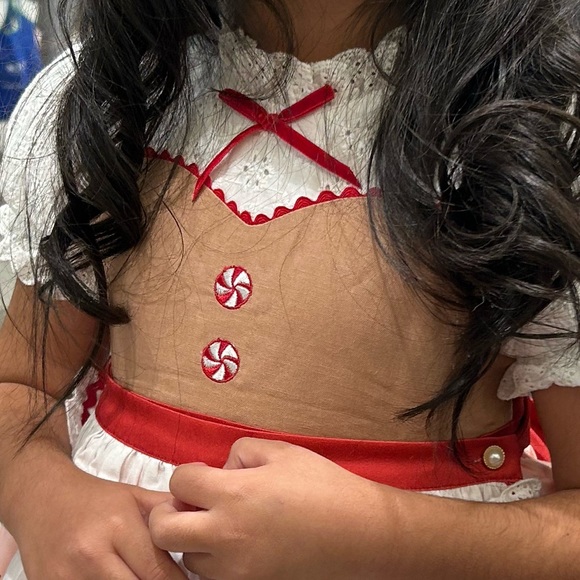 [4] and [6] Hummingbirds and Flowers Candyland Dress - Picture 3 of 4